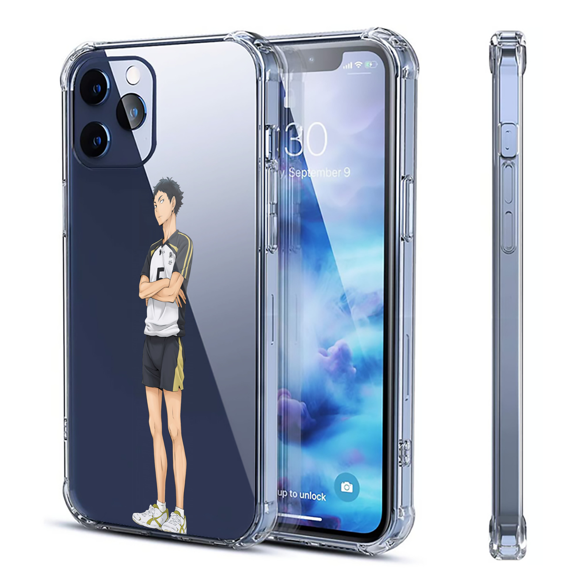 ハイキュー!! Haikyu!! 【iPhone 12シリーズ対応】透明スマホケース（クリアソフトケース）